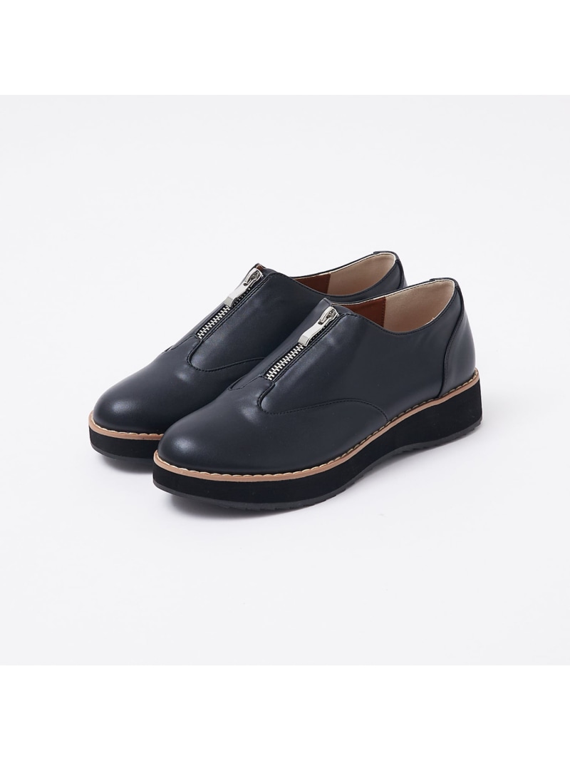 【SALE／40%OFF】【販売店舗限定】センタージップ 厚底シューズ Au BANNISTER オゥ・バニスター シューズ・靴 スニーカー ホワイト ブラック【RBA_E】【送料無料】[ Fashion]