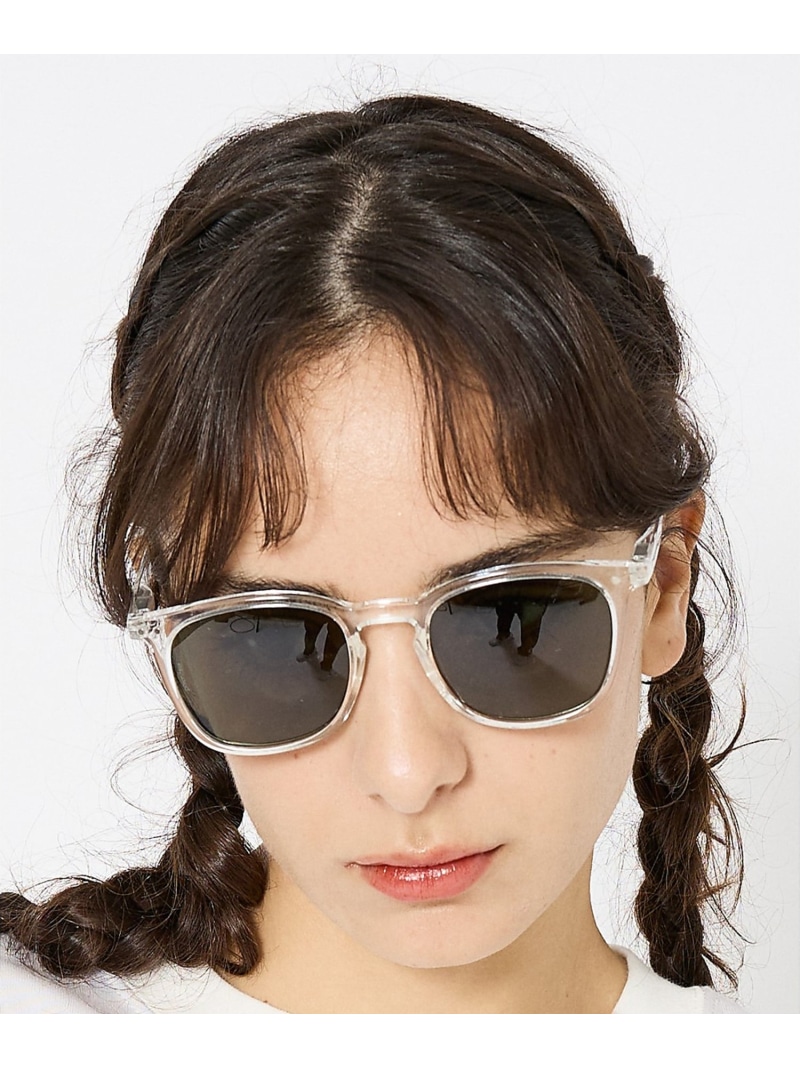 【IZIPIZI/イジピジ】SUN POLARIZED/#E 黒眼鏡 / ユ ABAHOUSE LASTWORD アバハウス 流行り物雑貨 眼鏡 ベージュ 澄み切った 黒いこと 赤銅色【貨物輸送無料】[ Fashion]