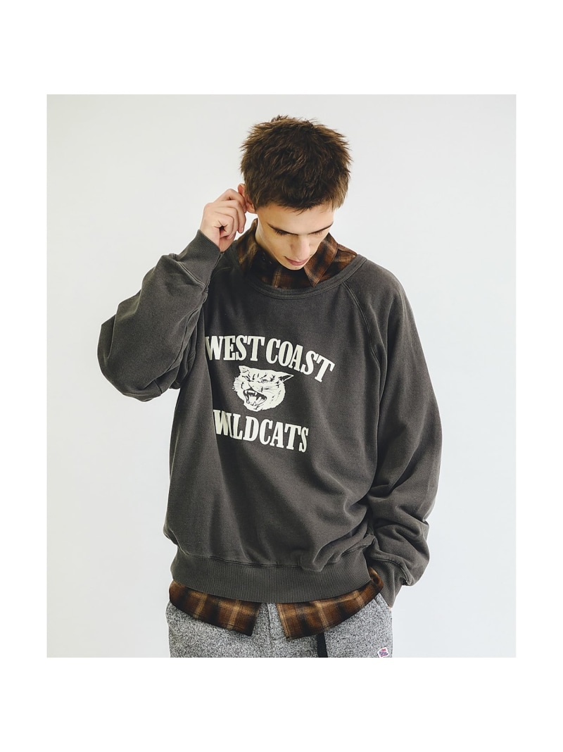 【MIXTA/ミクスタ】CREW NECK SWEAT/労働者の一団のど首/ WEST ABAHOUSE LASTWORD アバハウス トップス スウェット・トレーナー 薄墨色 赤銅色 黒いこと 米国海軍【貨物輸送無料】[ Fashion]