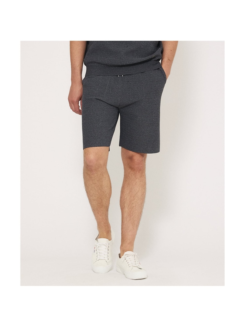 【SALE／30%OFF】【セットアップ対応】ヘリンボーン サマーニット ショートパンツ DESIGNWORKS デザインワークス パンツ その他のパンツ グレー【RBA_E】【送料無料】[ Fashion]｜ABAHOUSE ONLINE