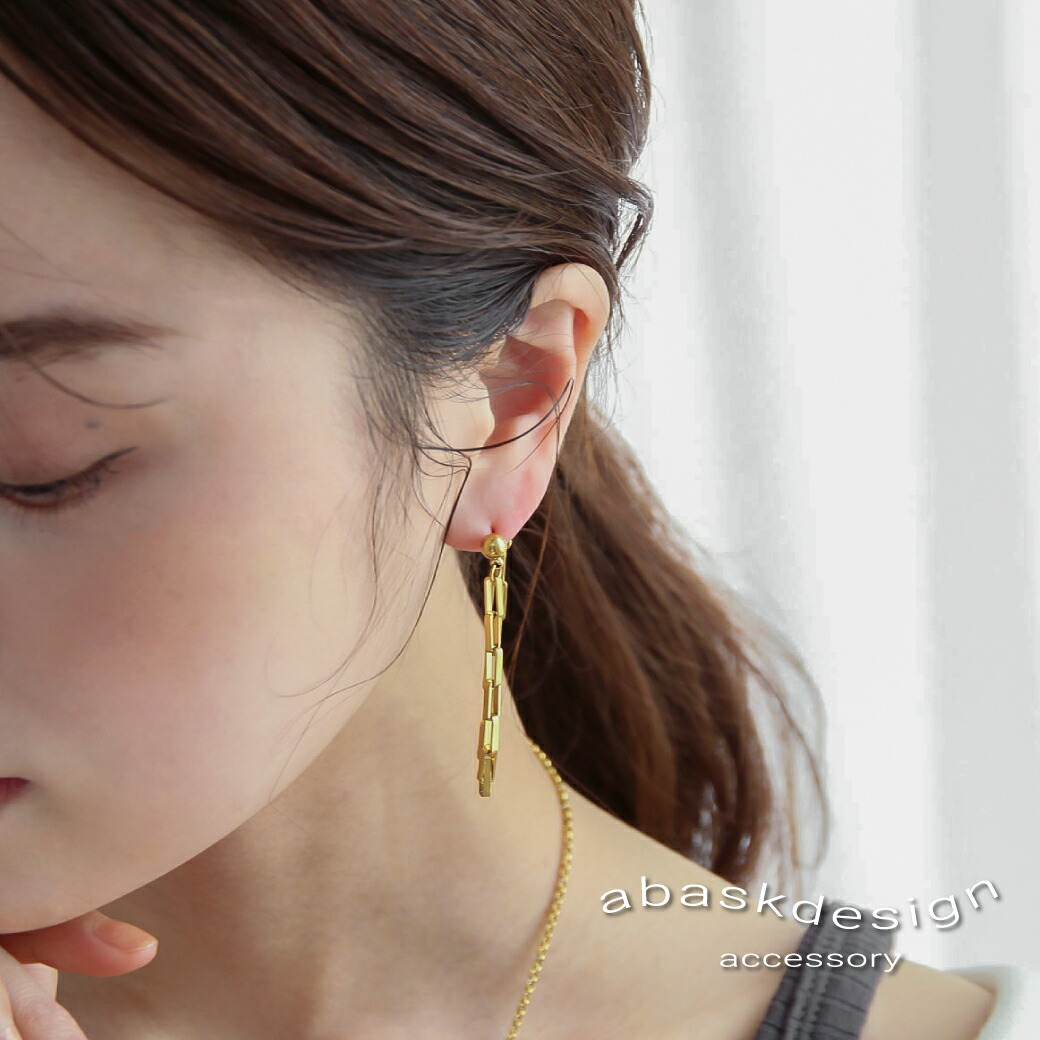 楽天市場】ピアス 2wayポイントジルコニアロングピアス