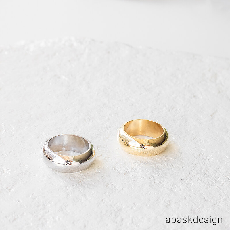 本日ポイントアップday リング シンプルごつめリング 指輪 レディース 六角形 デザイン 重ね付け アクセ シンプル 女性 プレセント ギフト 大人 可愛い おしゃれ 公式ストア