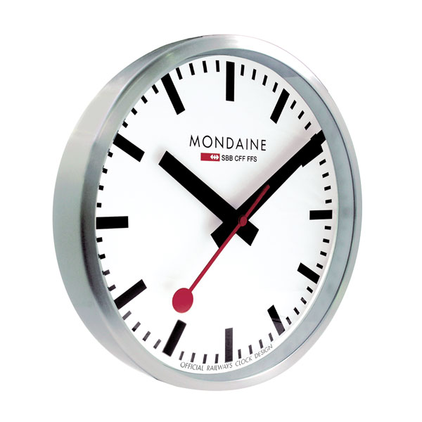 【楽天市場】モンディーン 掛け時計 MONDAINE 掛時計 Wall Clock ウォールクロック 25cm ホワイト A990.CLOCK