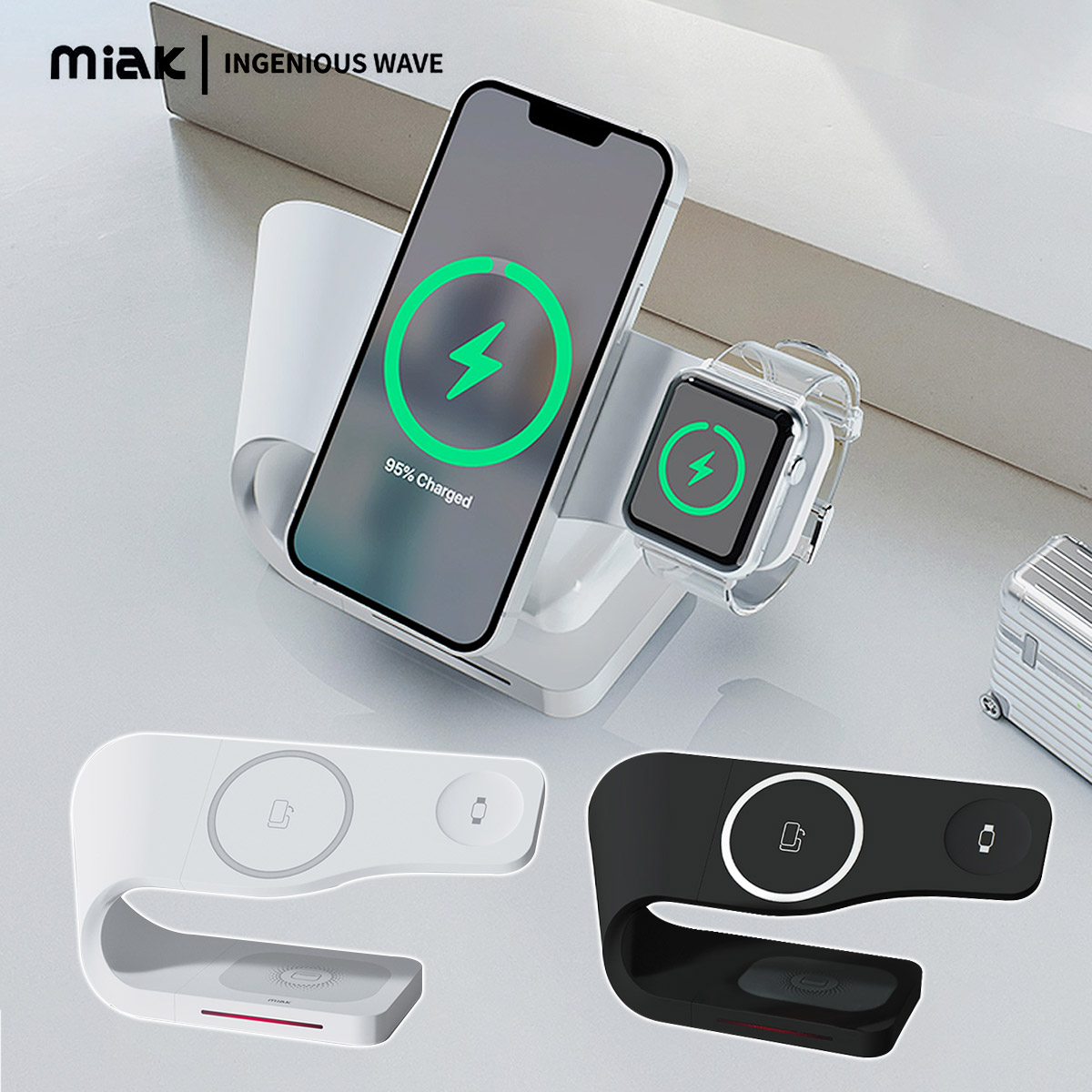 楽天市場】iPhone airpods ワイヤレス充電器 スマホ 充電 楽天市場】iPhone airpods ワイヤレス充電器 スマホ 充電