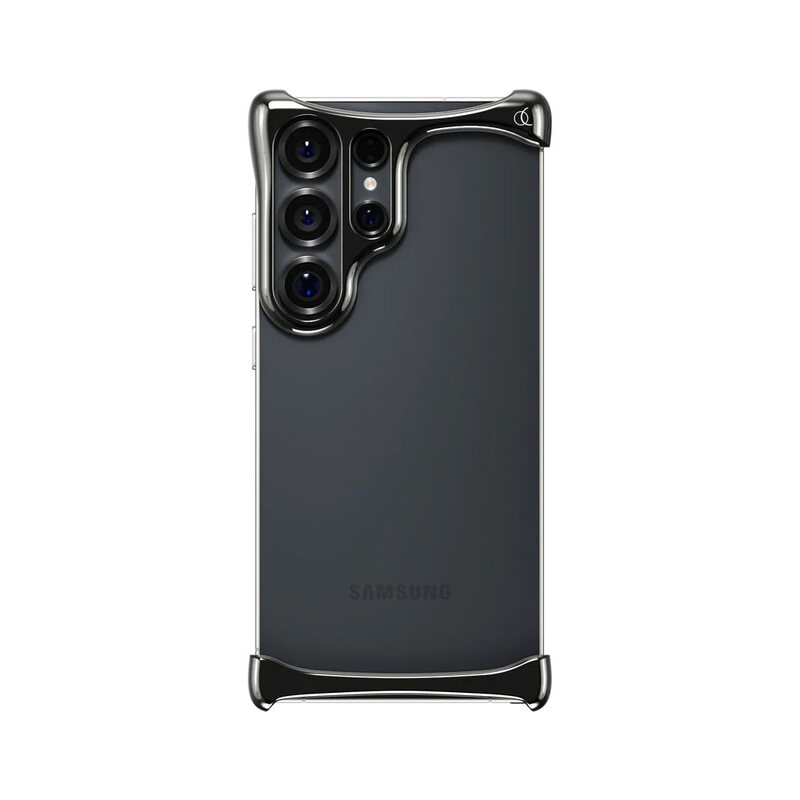 【Arc Pulse公式】 Galaxy S25 Ultra バンパー ケース アルミ・グラファイト Arc Pulse 背面 アルミバンパー カバー 衝撃吸収 耐衝撃 カメラ 保護 iPhoneケース アイフォン アイホン 高級 アークパルス|ROA 店