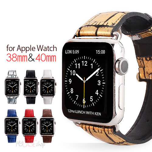 【楽天市場】アップルウォッチ バンド 革 高級 レザー 40mm / 38mm 用 apple watch series SE 6 5 4 3