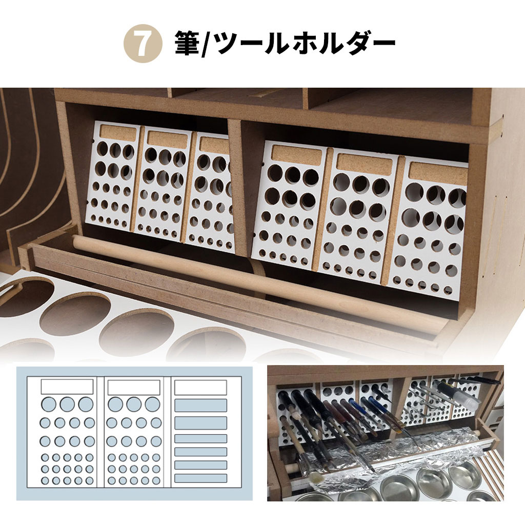 【楽天市場】【プラモデル 作業台】モデラー 作業机 模型工房 収納 模型工作台 Arttystation Symphony （シンフォニー