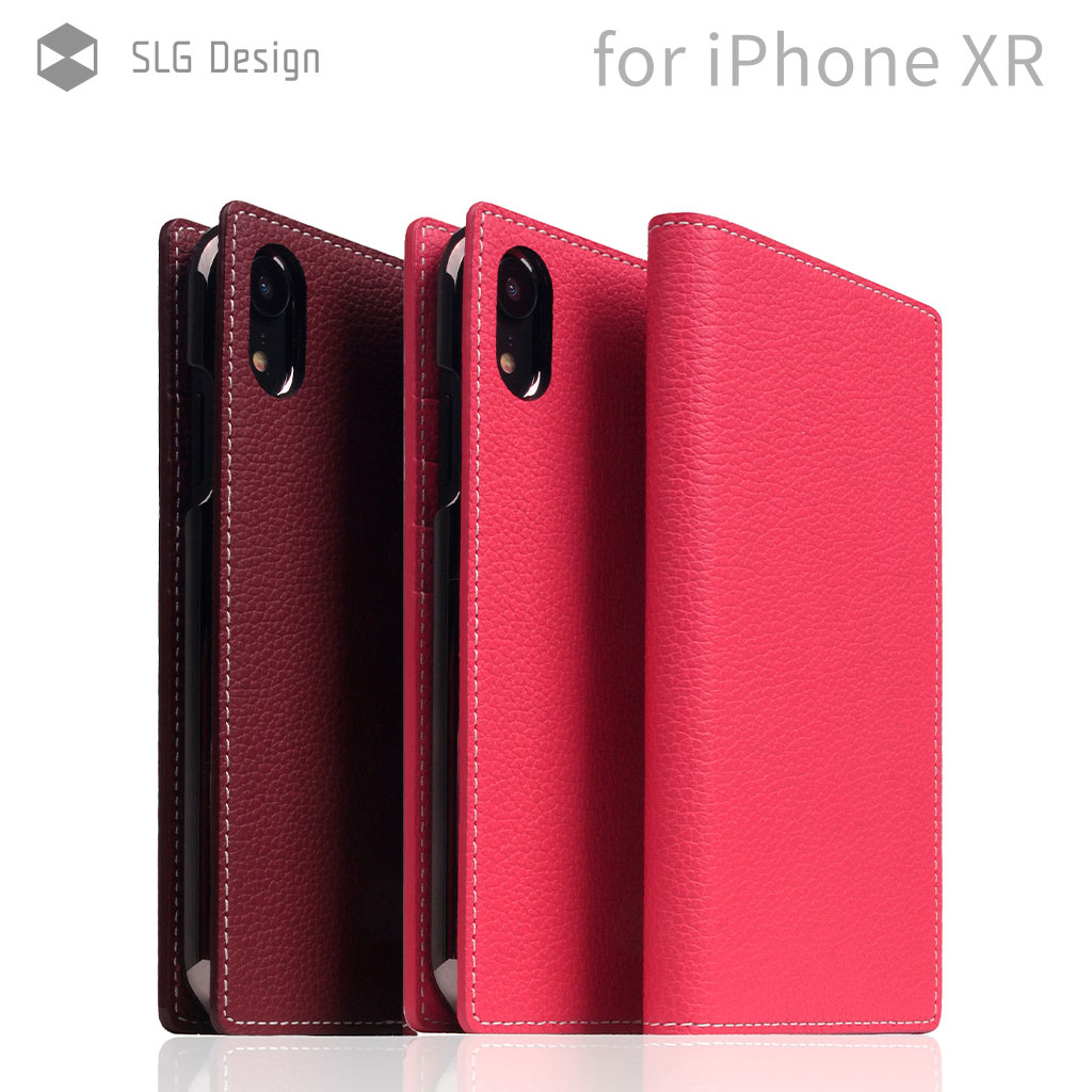 iphone XR カバー 手帳型 本革 SLG Design D8 Full Grain Leather Case 高級 おしゃれ 革 カード パステルカラー 上品 レザー 韓国 ブランド お洒落 メンズ レディース ギフト｜ROA 店