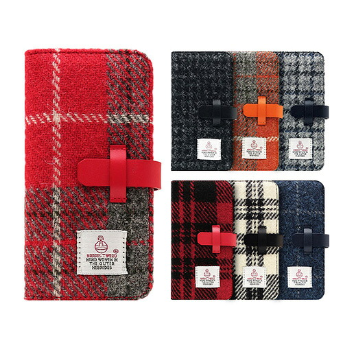 【iPhone XR ケース】 手帳型 カバー おしゃれ 本革 SLG LG Design Harris Tweed Diary (ハリスツイードダイアリー) 【手帳型 / 本革 / ハリスツイード】|ROA 店