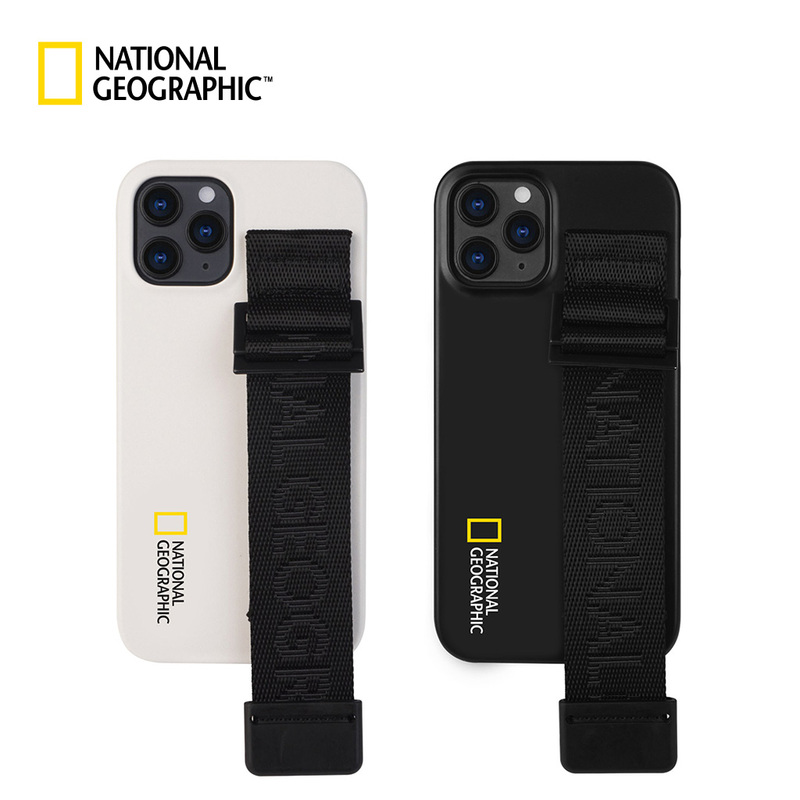 楽天市場 Iphonese 第2世代 Se2 ケース Iphone 11 Pro Iphone 11 ケース National Geographic Signature Strap Case ナショナル ジオグラフィック シグネチャーストラップケース ナショジオ 5 8インチ 6 1インチ アイフォン 背面 カバー ハンドストラップ付き