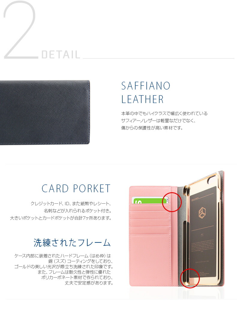 楽天市場 Iphone 6s Plus 6 Plus ケース 手帳型 カバー おしゃれ 本革 Slg Design Saffiano Zipper Case サフィアーノジッパーケース カード収納 横開き メンズ レディース シンプル マグネットなし ワイヤレス充電対応 アビィニューヨーク