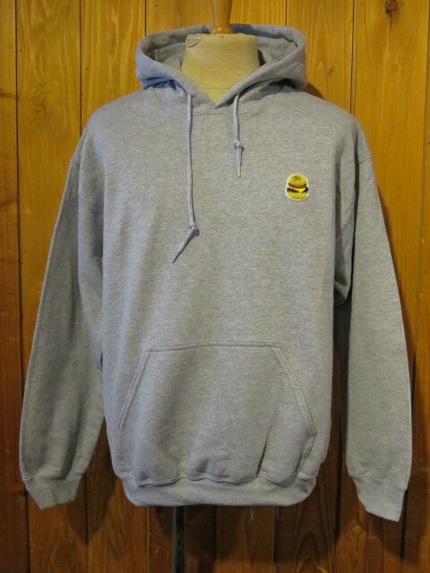 ■ハンバーガーフーディ HUMBUGER HOODIE■薄墨色■（メンズ）Ｍ/Ｌ大きさ