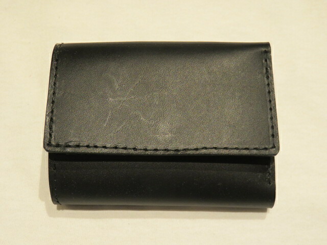 ■ロングディスタンス（LONGDISTANCE)■Buttero Leather Mini Wallet■ブラック■日本製■送料無料｜Abbot kinney