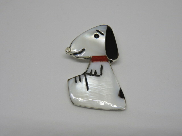 楽天市場】インディアンジュエリー ズニ族 スヌーピー インレイ