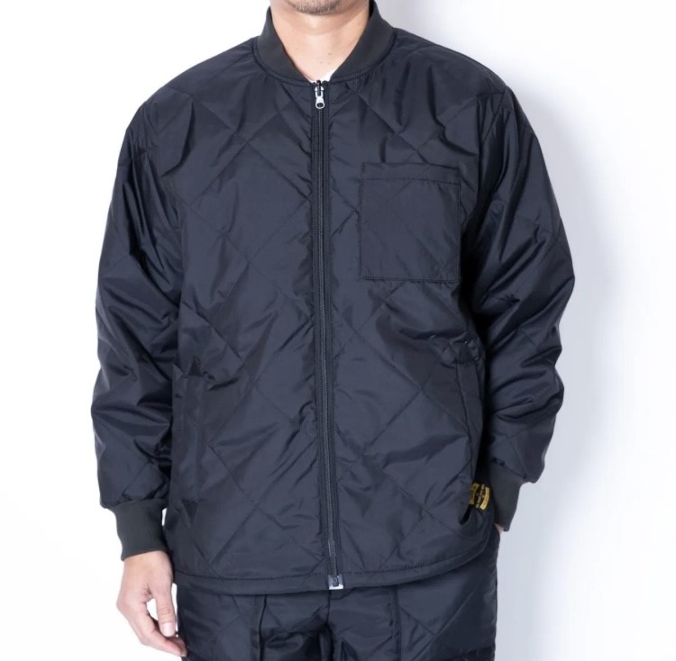(TURN ME ON / ターンミーオン) 中綿リバーシブルブルゾン(BLACK/BROWN) (MENS)M/Lサイズ|Abbot kinney
