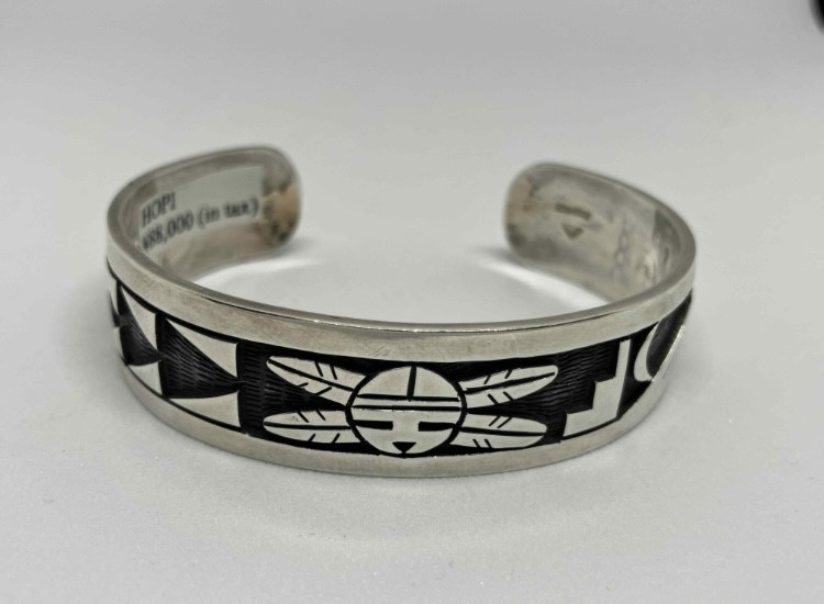 楽天市場】インディアンジュエリーオーバーレイ バングル ホピ族