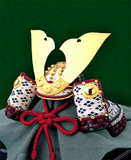 台座付き兜(手作り) 【鑑定書付き】