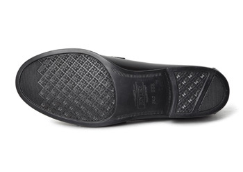 レディース Hawkins ホーキンス なめし ローファー Hw Black Vned Org