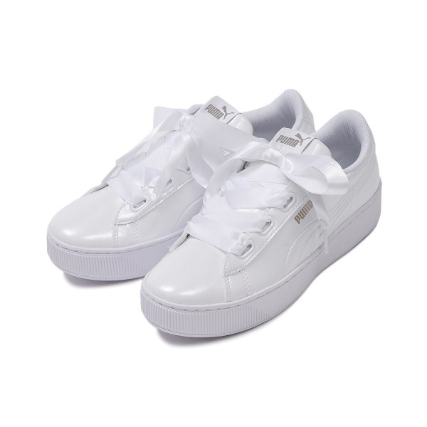 puma damen vikky platform ribbon p sneaker