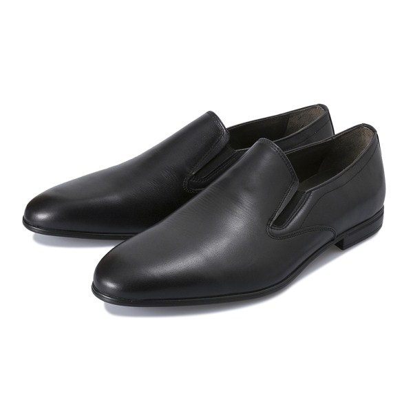 【stefanorossi】 スリッポン SR07211 NERO ステファノロッシ SLIP ON BOLOGNA