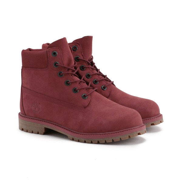 burgundy timberlands