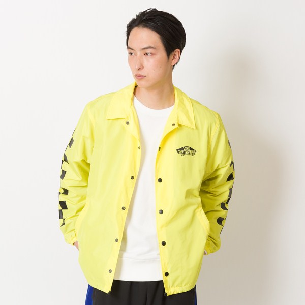 vans yellow windbreaker