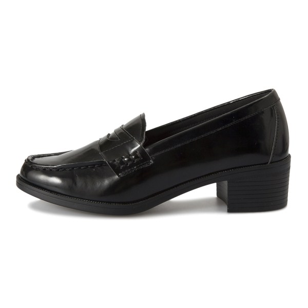 楽天市場 Hawkins ホーキンス H Loafer 4 5 ディズニー ヒールローファー4 5 Hw Disney Minnie Minnie Black Abc Mart楽天市場店