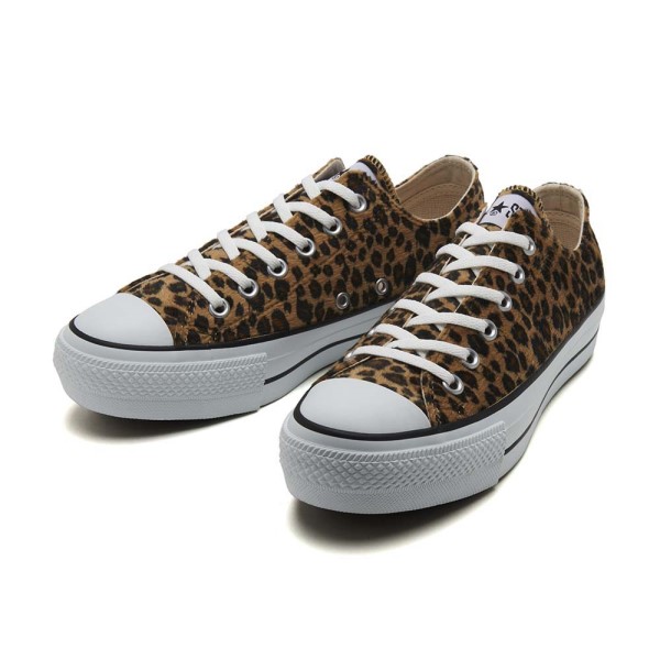 楽天市場 レディース Converse コンバース All Star Plts Leopardfur Ox オールスター Plts レパードファー オックス 31301280 Abc Mart限定 Leopard Abc Mart楽天市場店