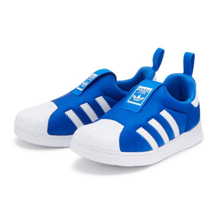 楽天市場 ベビー Adidas アディダス Sst 360 I 12 16 スーパースター Ef6628 Blu Wht Blu Abc Mart楽天市場店