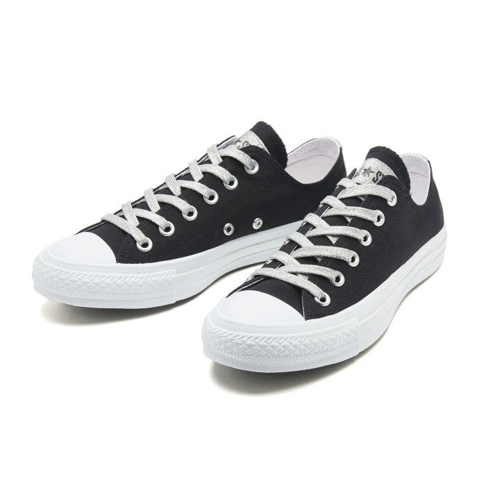 楽天市場 Converse コンバース スニーカー All Star Glitter Pt Ox オールスター グリッター Pt オックス Abc Mart限定 Black Abc Mart楽天市場店