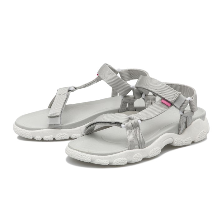 楽天市場 レディース Abc Select Tape Sandal テープサンダル W02 Silver Silver Gray Abc Mart楽天市場店