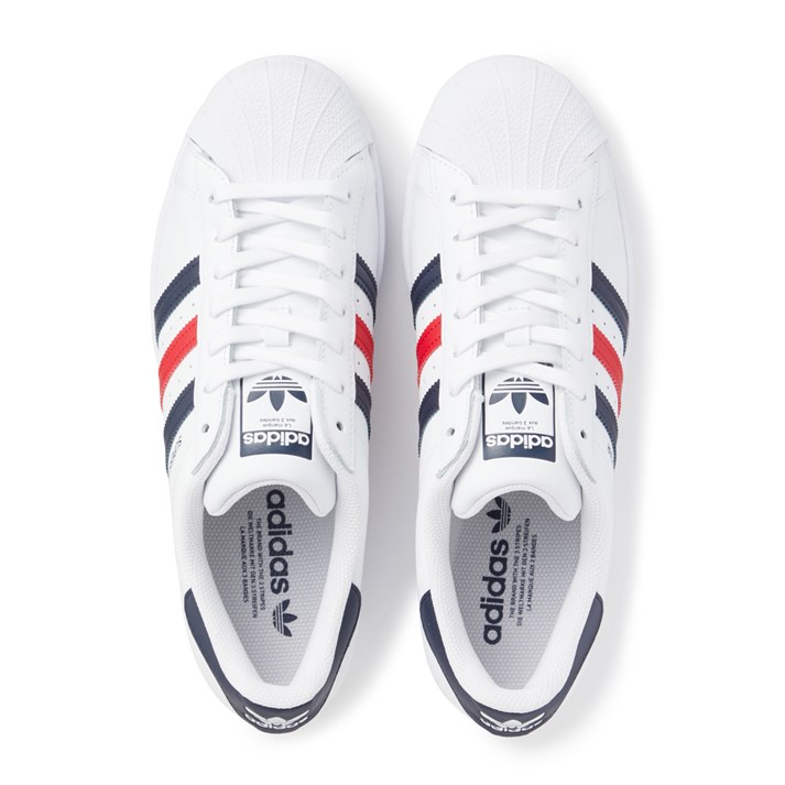 楽天市場 Adidas アディダス スニーカー Superstar スーパースター Fx2328 Abc Mart限定 Wht Red Wht Abc Mart楽天市場店