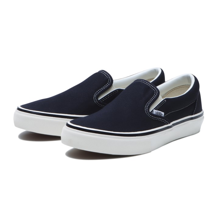 vans slip on navy kanoko