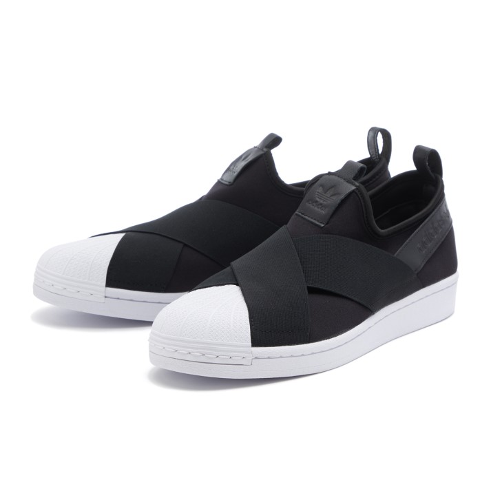 楽天市場 Adidas アディダス Sst Slip On スーパースタースリッポン Fw7051 Cblk Cblk Cblk Abc Mart 楽天市場店