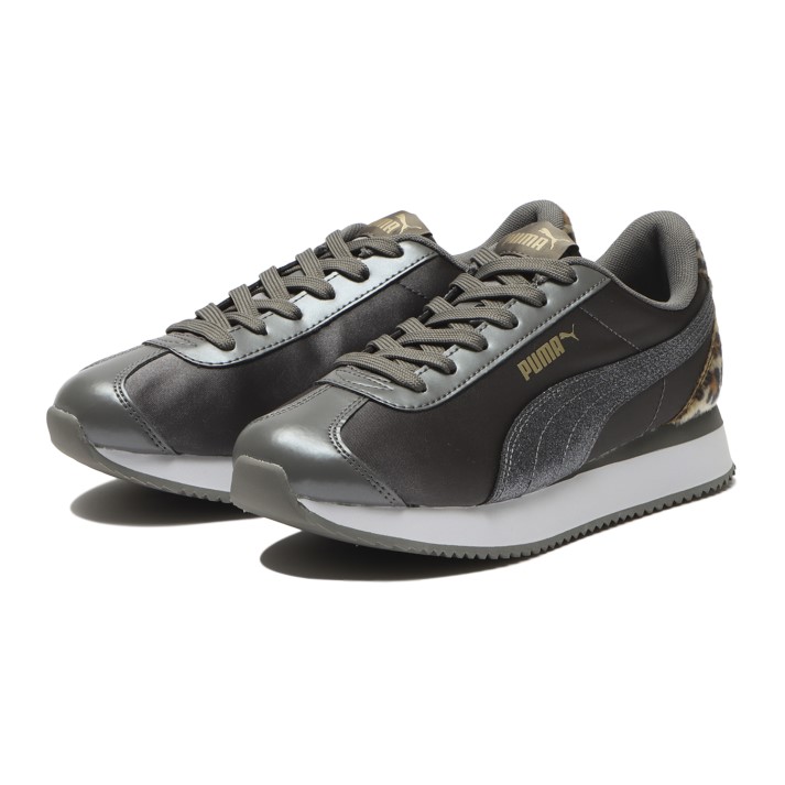 楽天市場 レディース Puma プーマ Turino Stacked Leopard チュリーノスタックド レオパード Abc Mart限定 02s Gray S Gra Abc Mart楽天市場店