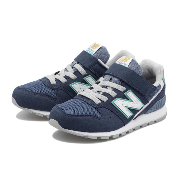 楽天市場 キッズ New Balance ニューバランス Yv996wb M 17 22 Abc Mart限定 Nv Turq Wb Abc Mart楽天市場店