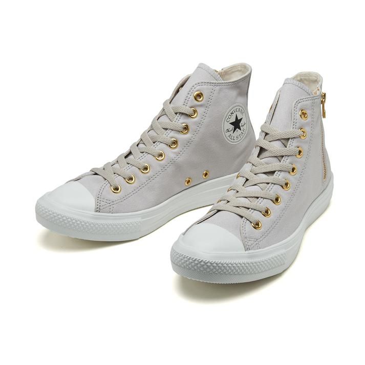 楽天市場 Converse コンバース スニーカー All Star Light Goldzip Hi オールスター ライト ゴールドジップ ハイ Gray Abc Mart楽天市場店