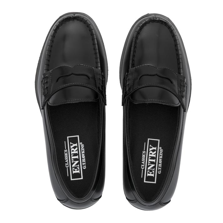 楽天市場 レディース Hawkins ホーキンス W S Soft Loafer ソフト ローファー Hw Black Abc Mart楽天市場店