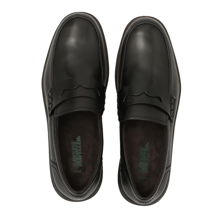 楽天市場 Hawkins ホーキンス Tr Adrian Loafer Lx トラベラー ローファー Hl056lx Cr Black Black Abc Mart楽天市場店