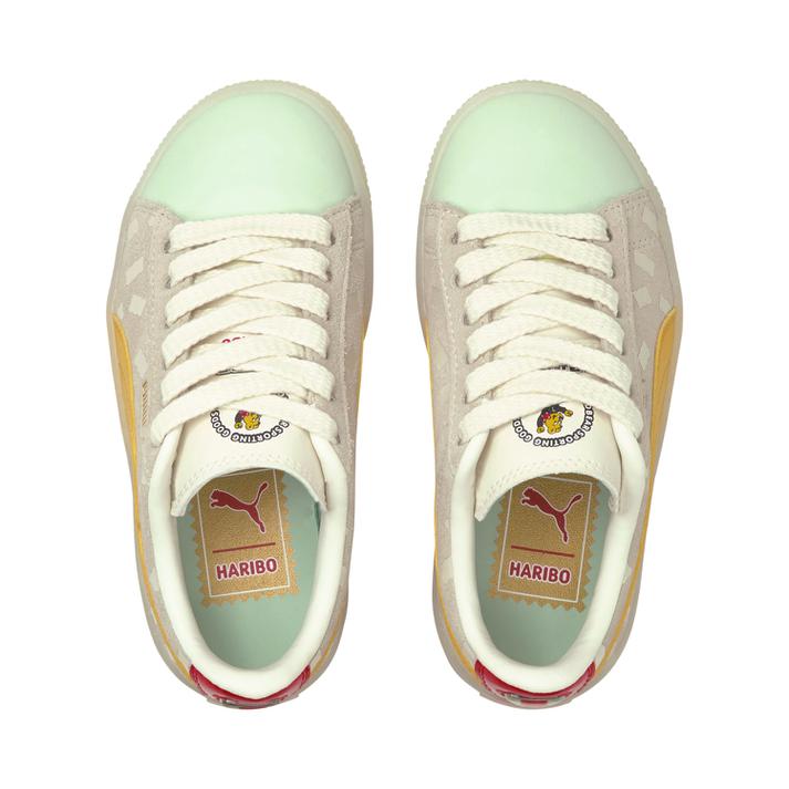 楽天市場 キッズ Puma プーマ 17 21suede Haribo Ps スウェード Haribo Ps 3844 01mimosa W Wht Abc Mart楽天市場店