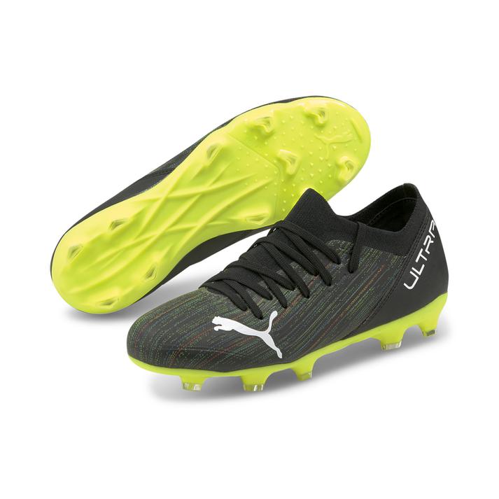 楽天市場 キッズ Puma プーマ 24ultra 3 2 Fg Ag Jr ウルトラ 3 2 Fg Ag Jr 05bk Wh Yellow Abc Mart楽天市場店