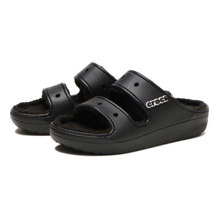 クロックス CLASSIC COZZZY SANDAL クラシックコージーサンダル 207446-060 BLACK 販売