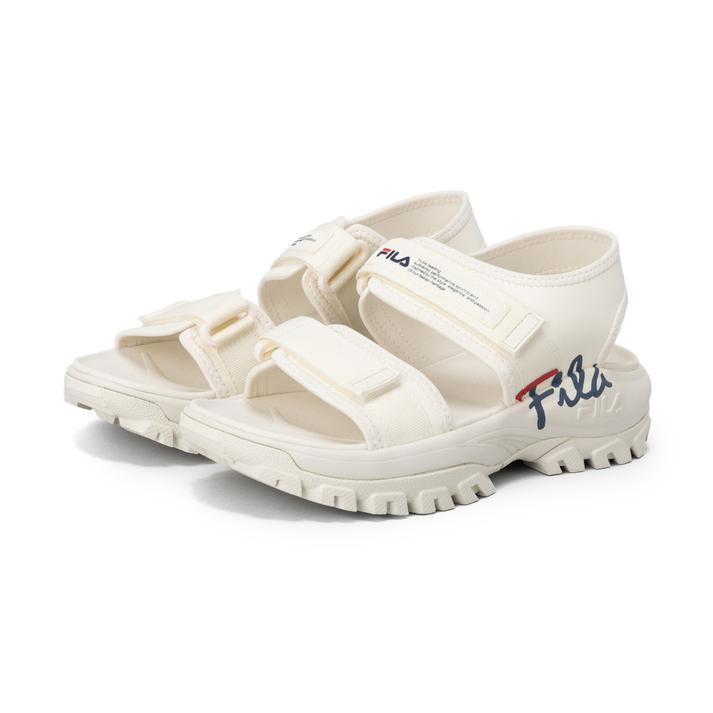 【FILA】 フィラ FILA TRACER SD SCRIPT WHITE/FILANVY 国内発送 FILA】 フィラ FILA TRACER SD SCRIPT フィラトレーサーサンダル