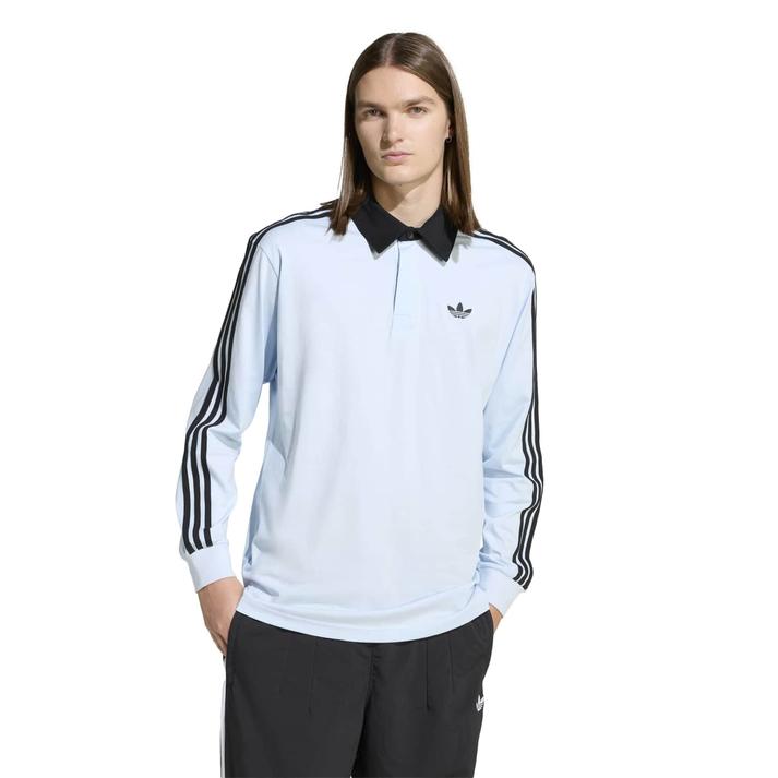【adidas】 アディダス M 3ST RUGBY LS POLO ロングスリーブ KE2445