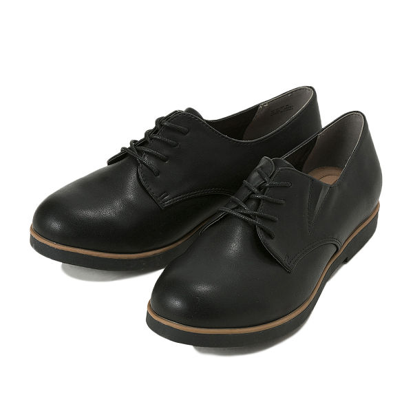 楽天市場 レディース Nuovo ヌオーヴォ トラッドシューズ Plain Oxford 3 プレーンオックスフォード Nc Black Abc Mart楽天市場店