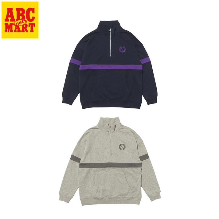 【VANS】 ヴァンズ M Bi-Color Half Zip Sweat スウェットクルー 125K1050100