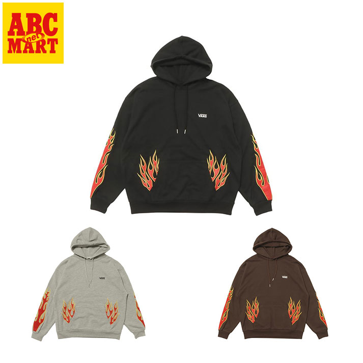 【VANS】 ヴァンズ M Flames blow out HST スウェットプルオーバー 125K1034400