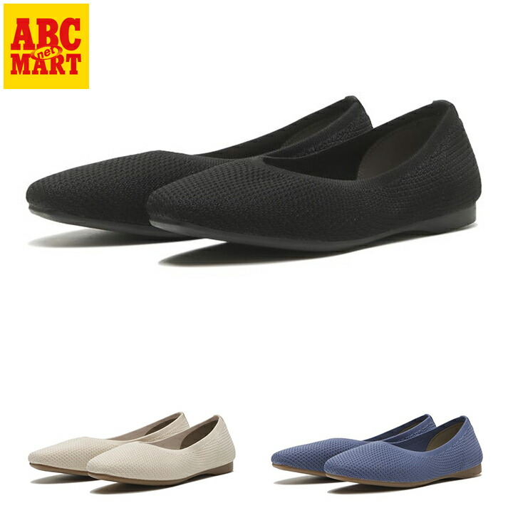 レディース 【ABC SELECT】 エービーシーセレクト CL SQUARE KNIT スクエアニットパンプス W5074