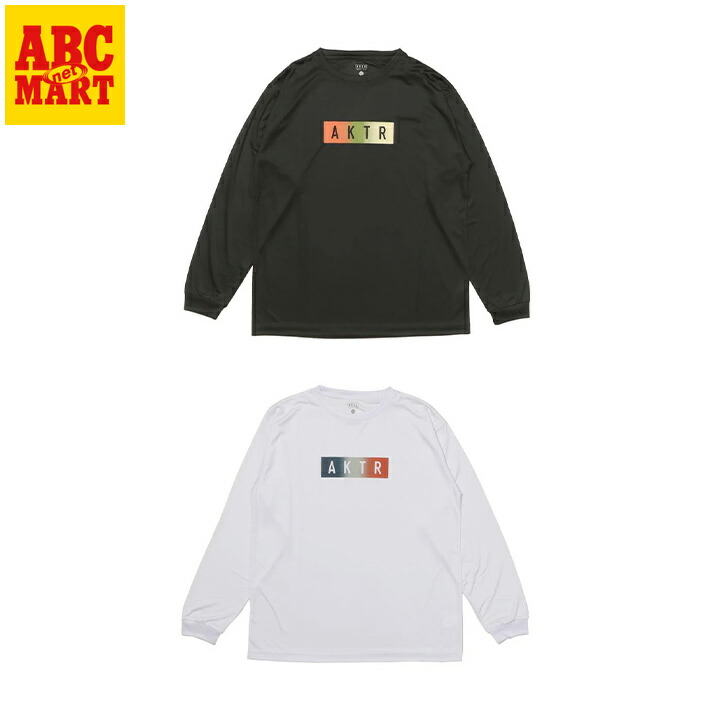 【AKTR】 アクター FADE BOX LOGO L/S SPORTS TEE FADE BOX LOGO L/S SPORTS TEE 225-020005