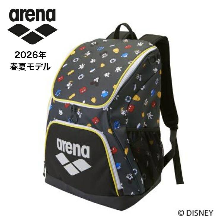 闘技場 arena 【 ウォルトディズニー 】 うしろ側容器に並べる 呼び寄せる所持ち込み不可 背嚢 35L パディ ユニ一発やる メンズ レディース 水浴び スイム 水泳ぎ スウィミングプール 運動競技 ブランド名 2026年春夏模範例 AS6SBP88U